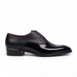 The Monaco Handcrafted Leather Black Patent Slip-On Dress Shoes for Men