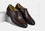 The Verona Royale Croc Embossed Leather Lace Up Oxfords with Sculpted Silhouette and Refined Italian Inspired Finish for Men