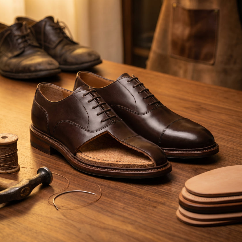 Goodyear Welt Construction for Extended Longevity - MORDA MILANO